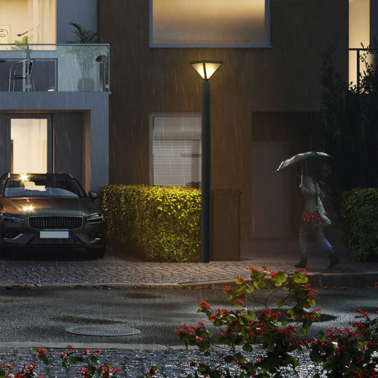 Waterproof LED Solar Outdoor Lamp Post Light