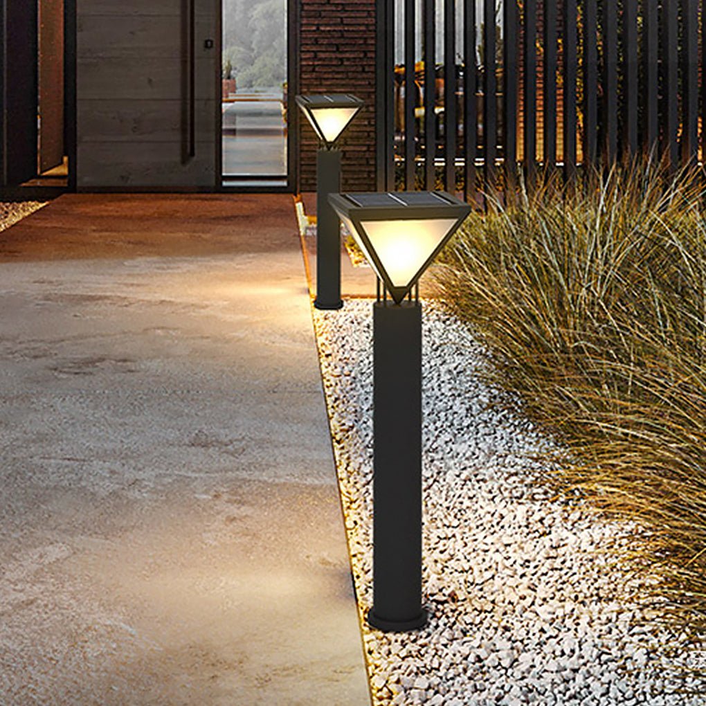 Waterproof LED Solar Outdoor Lamp Post Light