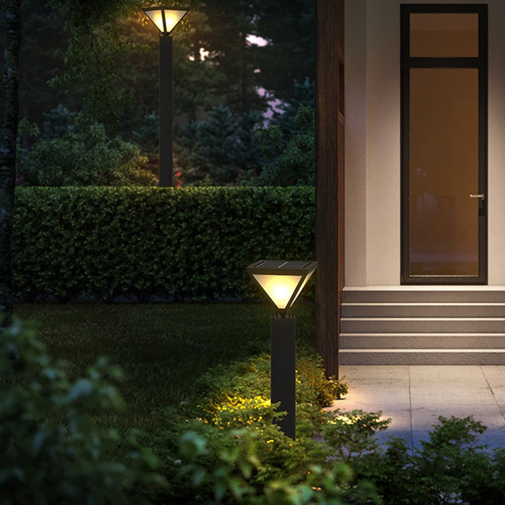 Waterproof LED Solar Outdoor Lamp Post Light