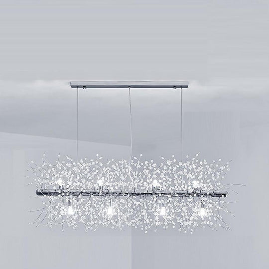 Dazzling Crystal LED Modern Chandelier – Pendant Hanging Lamp