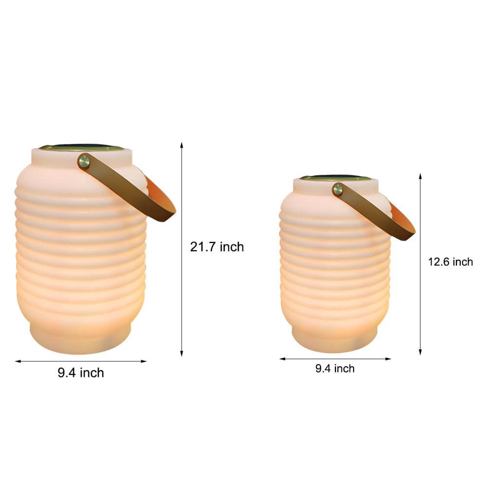 Portable LED RGB Outdoor Sound Lantern USB or Solar