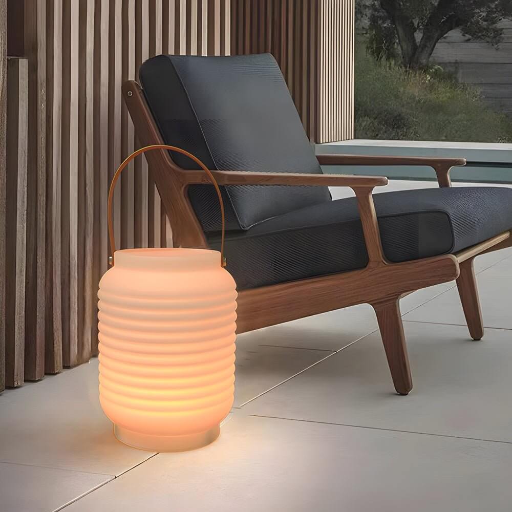 Portable LED RGB Outdoor Sound Lantern USB or Solar