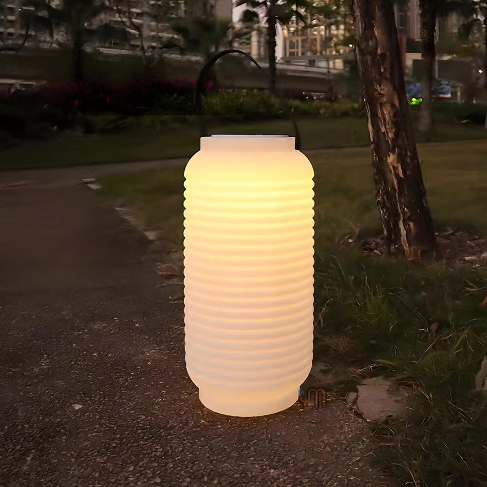 Portable LED RGB Outdoor Sound Lantern USB or Solar