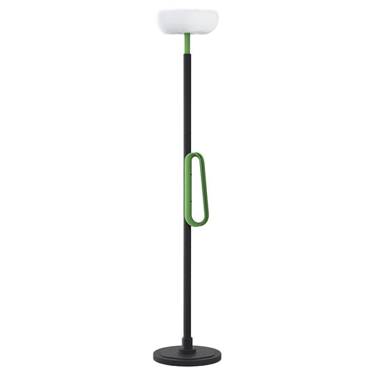 76'' Movable Solar Powered Outdoor Torchiere Floor Lamp