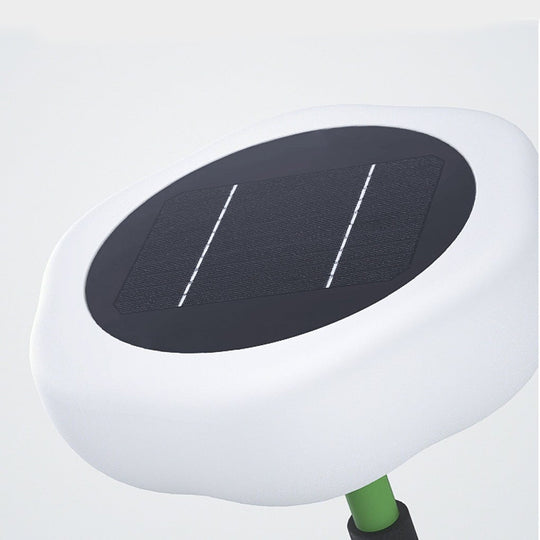 76'' Movable Solar Powered Outdoor Torchiere Floor Lamp