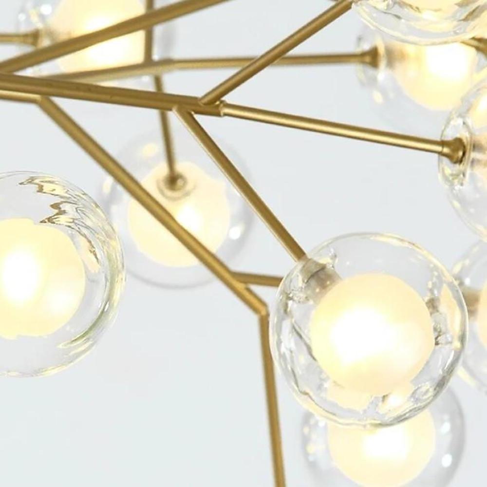 Artistic Branches Glass LED Modern Chandelier