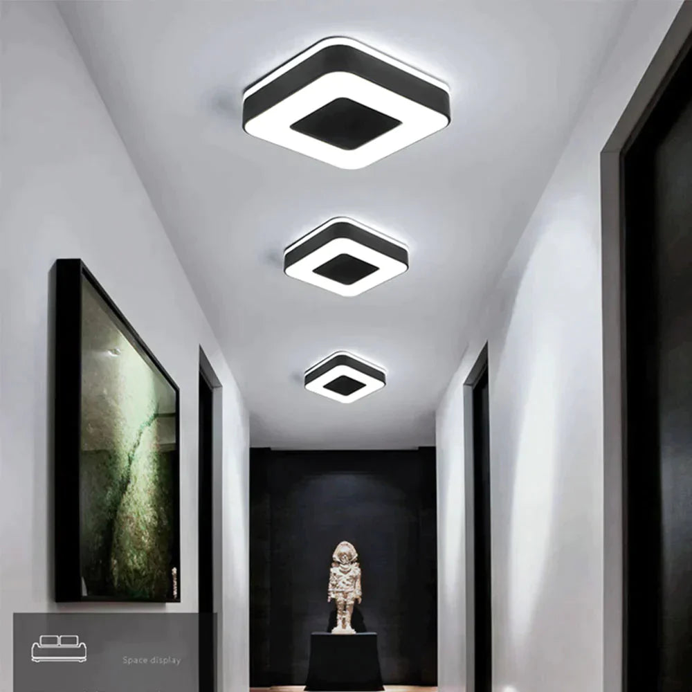 Modern LED Chandelier for Corridor, Bedroom, Aisle – 240mm