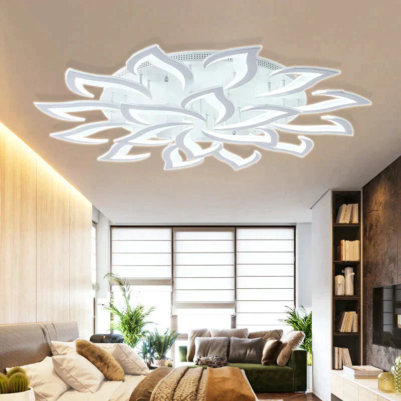 Modern Led Ceiling Lights For Living Room Kitchen Bedroom Kids' Room  Dimmable Lamp Art Deco Fixture With Remote Control
