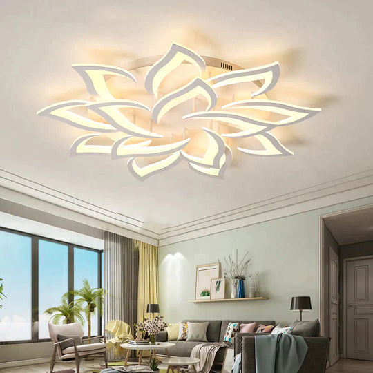 Modern Led Ceiling Lights For Living Room Kitchen Bedroom Kids' Room  Dimmable Lamp Art Deco Fixture With Remote Control