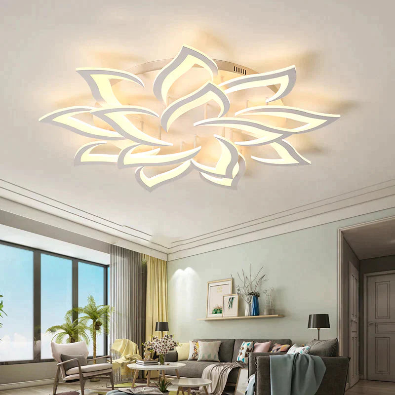 Modern Led Ceiling Lights For Living Room Kitchen Bedroom Kids' Room  Dimmable Lamp Art Deco Fixture With Remote Control