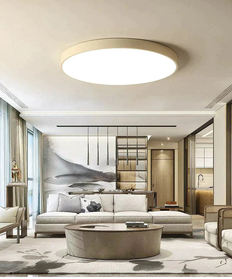 Metal Modern Led Ceiling Light Black&White Simple Led Chandelier Ceiling Lamp For Living Room Bedroom Dining Room Light Fixtures