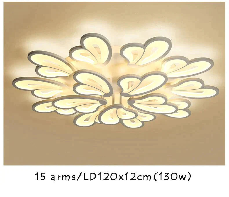 Modern Led Ceiling Lights For Living Room Dining Room Bedroom Foyer Luminaries White Frame Led Ceiling Lamps Input