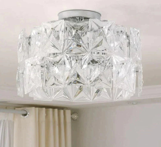 Creative Crystal Ceiling Lights For Corridor Bedroom Dining Room Cafe Hall Home Lighting Modern LED Crystal Living Room Lamp