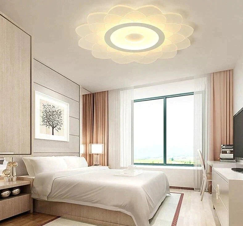 Led Home Lights For Living Room Modern LED Ceiling Lights With Remote Control Indoor Home Lamps Lamparas Led De Techo