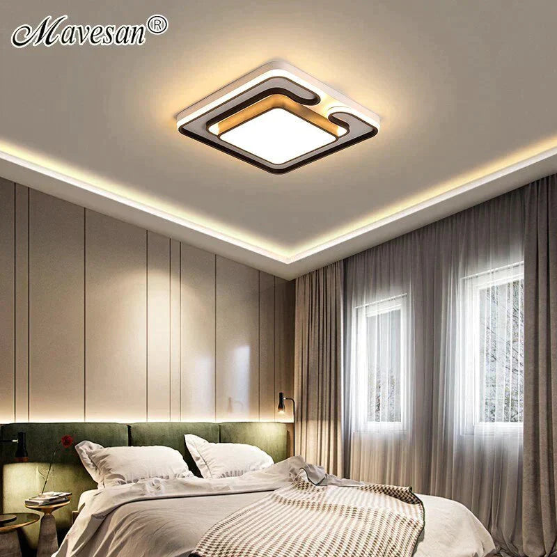 Modern Ceiling Lamp Bedroom For 10-15Square Meteres Dimmer Lamparas De Techo Abajur For Dining Room Plafonnier Led Deckenleuchte