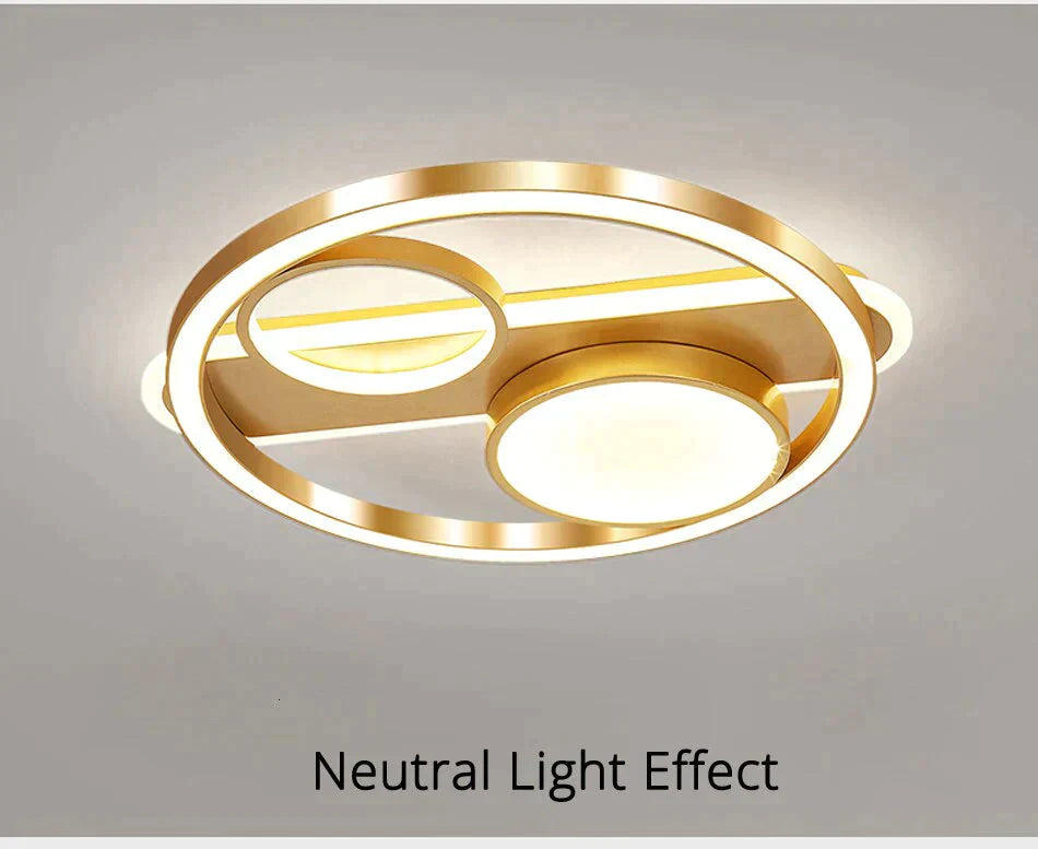 Nordic Bedroom Lamp Led Ceiling Lamp Room Lighting Simple Modern Creative Warm Romantic Light Luxury Living Room Lighting