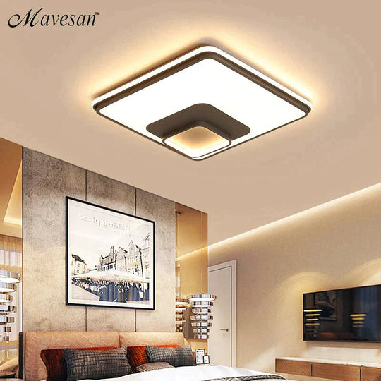 Modern LED Ceiling Lighting Ceiling Lamps Round/Square/Rectangle Design Ceiling For Living Room Led Indoor Home Lamps Fixtures