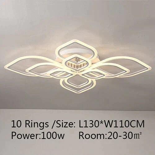 Modern Ceiling Lights LED Lamp For Living Room Bedroom Study Room White  Color Surface Mounted Ceiling Lamp Deco