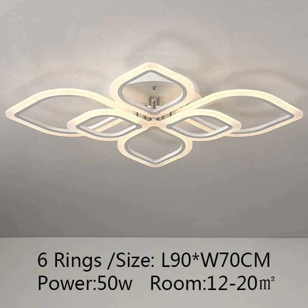 Modern Ceiling Lights LED Lamp For Living Room Bedroom Study Room White  Color Surface Mounted Ceiling Lamp Deco