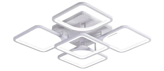 Modern LED Ceiling Lights App Remote Control Dimmable Light For Living Room Bedroom Fixture Indoor Home Decorative