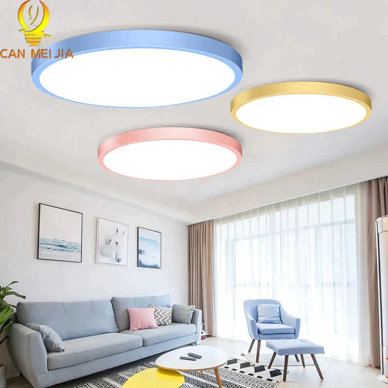 Led Ceiling Lamp Round LED Light 15W 20W 30W 50W Kitchen Luminaria Room Lights Modern Fixture Surface Mounted Home Lighting