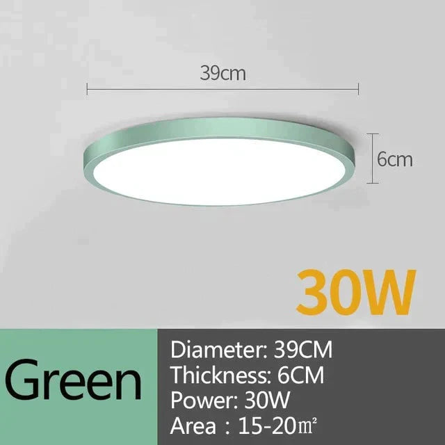 Led Ceiling Lamp Round LED Light 15W 20W 30W 50W Kitchen Luminaria Room Lights Modern Fixture Surface Mounted Home Lighting