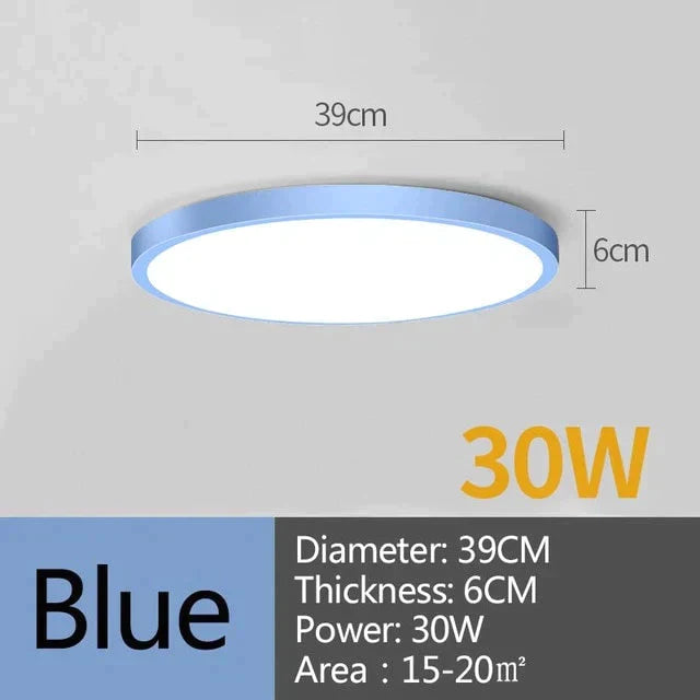 Led Ceiling Lamp Round LED Light 15W 20W 30W 50W Kitchen Luminaria Room Lights Modern Fixture Surface Mounted Home Lighting