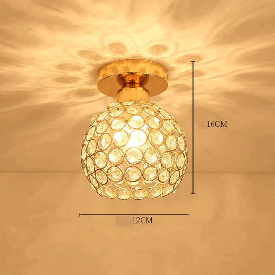 Plafonnier led Ceiling Light Crystal Lamp Indoor Lighting for bedroom living room lights Fixture Foyer room light