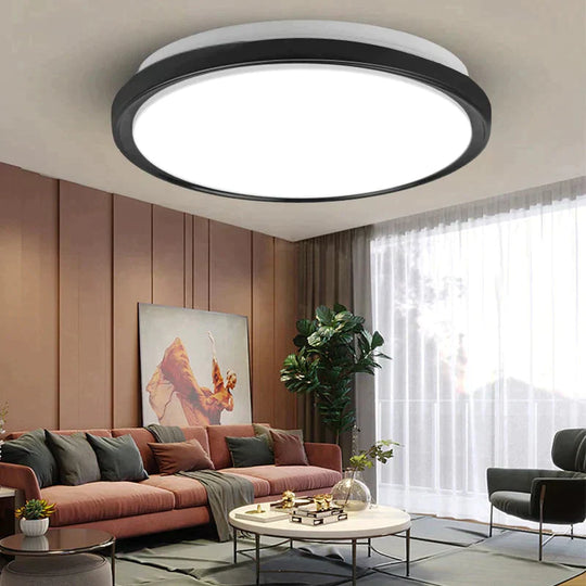 Led Ceiling Lights Modern Leds Ceiling Lamp Light Fixtures Round Panel Lamps 12W 24W For Living Room Kitchen
