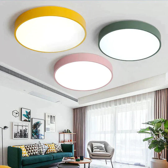 Modern LED Ceiling Light Surface Mount Flush Remote Control ceiling lamp for Living Room Bedroom Kitchen Lighting Fixture