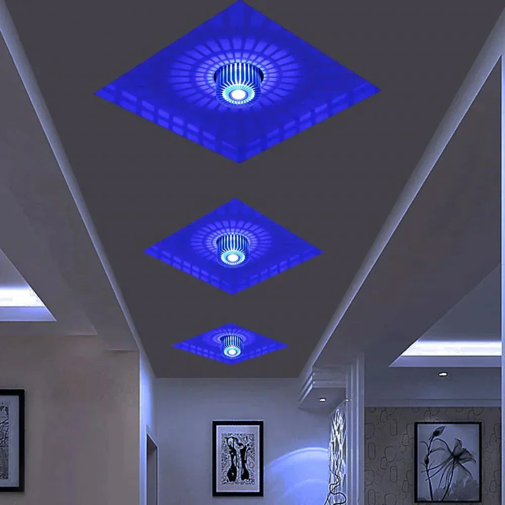 Modern Ceiling Light Colorful Indoor LED Ceiling Lamp 3W wall Sconce for Gallery Balcony lamp Porch light corridor Light Fixture