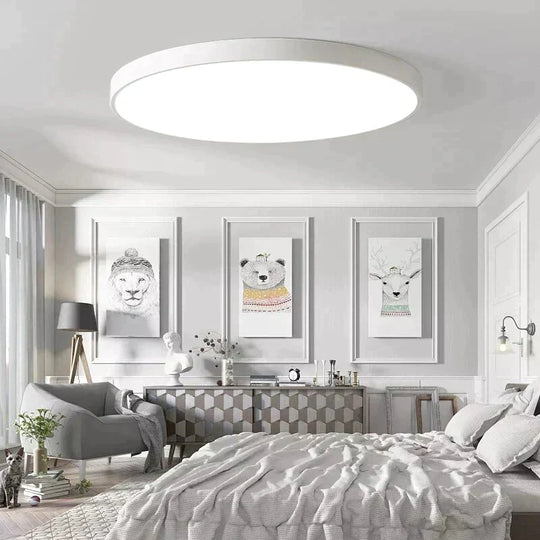 Surface Mount Ultra Thin 5cm LED Ceiling Light Dimmable Modern Lamp Home Lighting Living Room Bedroom Kitchen Lamparas De Techo