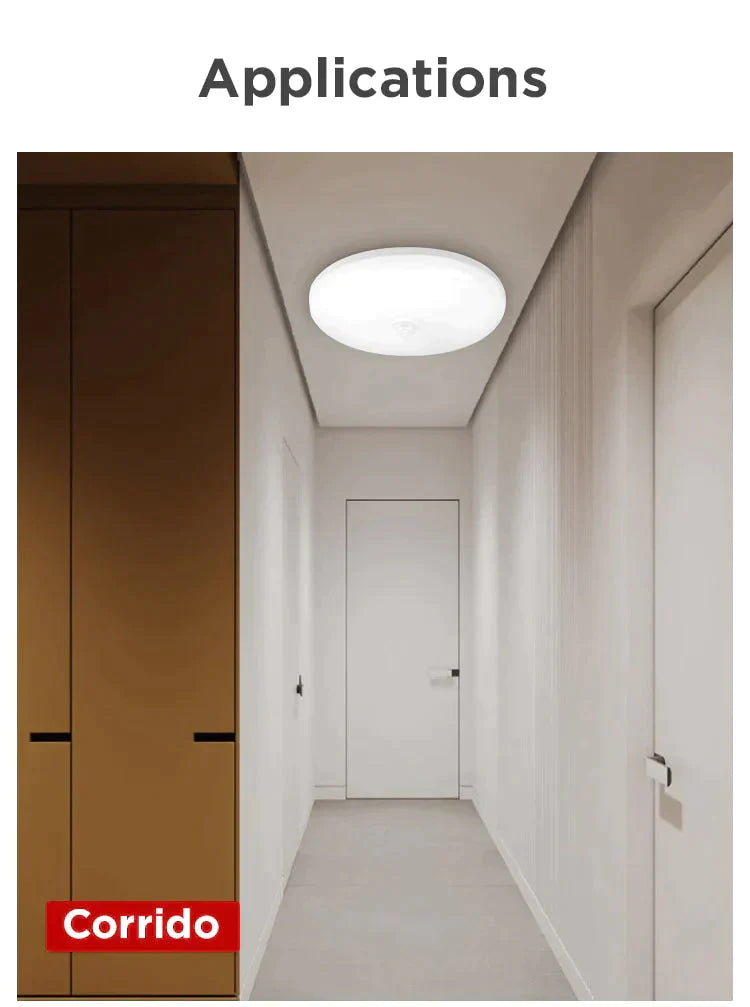 Led Ceiling Lights Lamp Smart Motion Sensor Light 12W 15W 18W 20W 30W 40W Ceiling Lamps Night Lightling Fixture For Kitchen