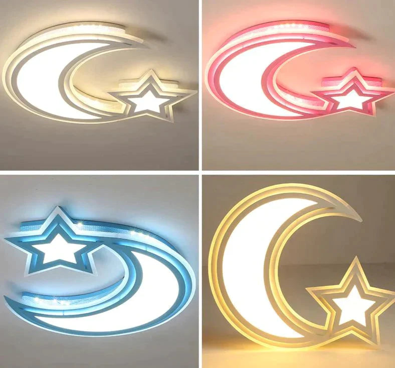 Kids Art Deco Ceiling Lights White Blue Pink Color For Boy Girl Bedroom Study Room Luminaria Ceiling Lighting Fixtures