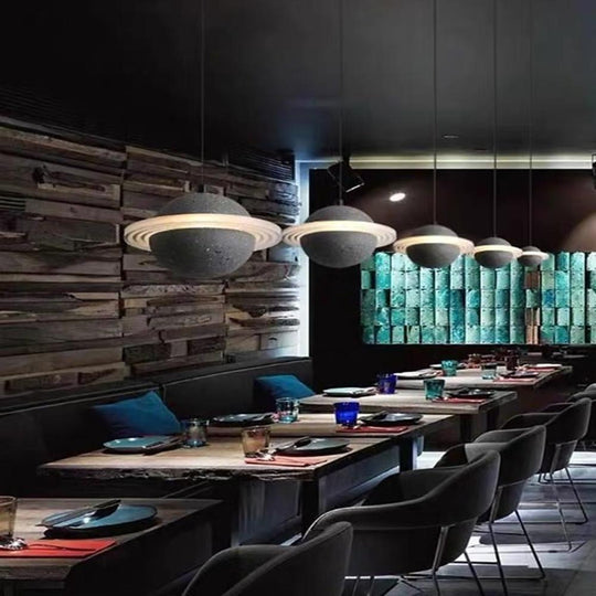 Saturn Acrylic LED Modern Pendant Ceiling Light