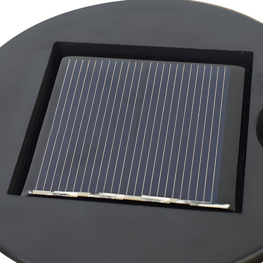 Retro Umbrella Solar Lights Colorful, Iron-Crafted Outdoor Pathway Lighting