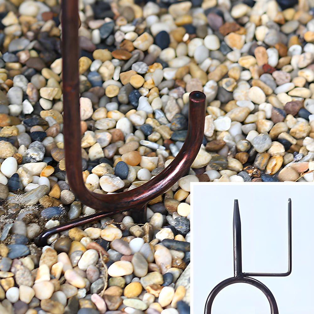 Retro Umbrella Solar Lights Colorful, Iron-Crafted Outdoor Pathway Lighting