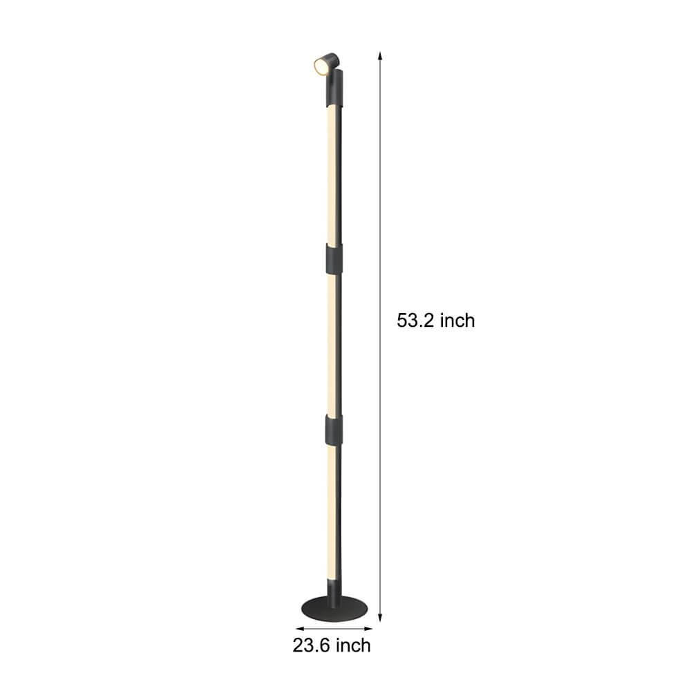 RGB Rotating Floor Lamp with Spotlight and Remote Control