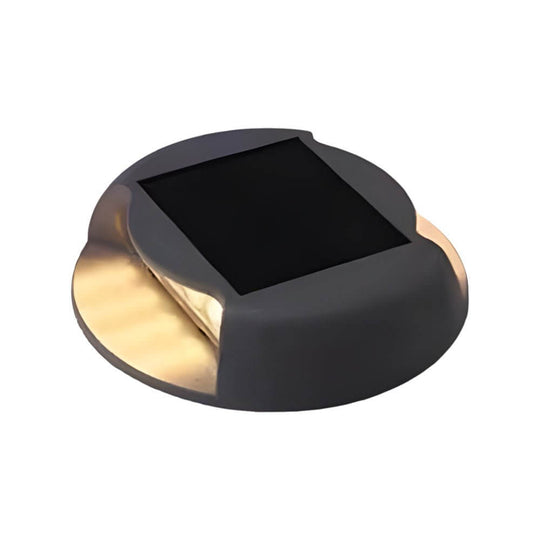 Round Solar LED Step and Deck Light