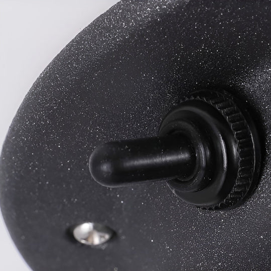 Round UFO-Shaped Solar LED Outdoor Wall Sconce Waterproof Light