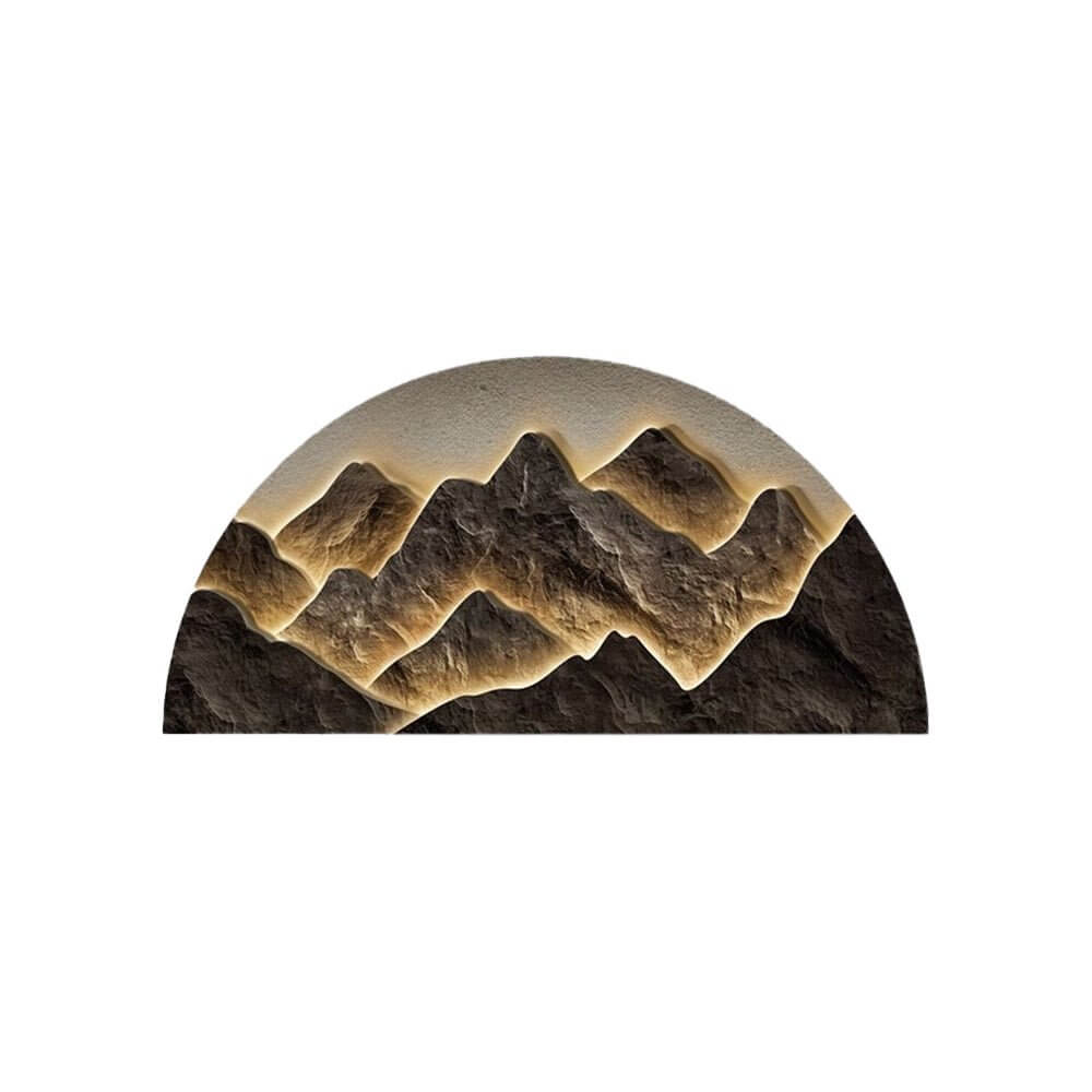 Semicircular LED Wall Decorative Painting