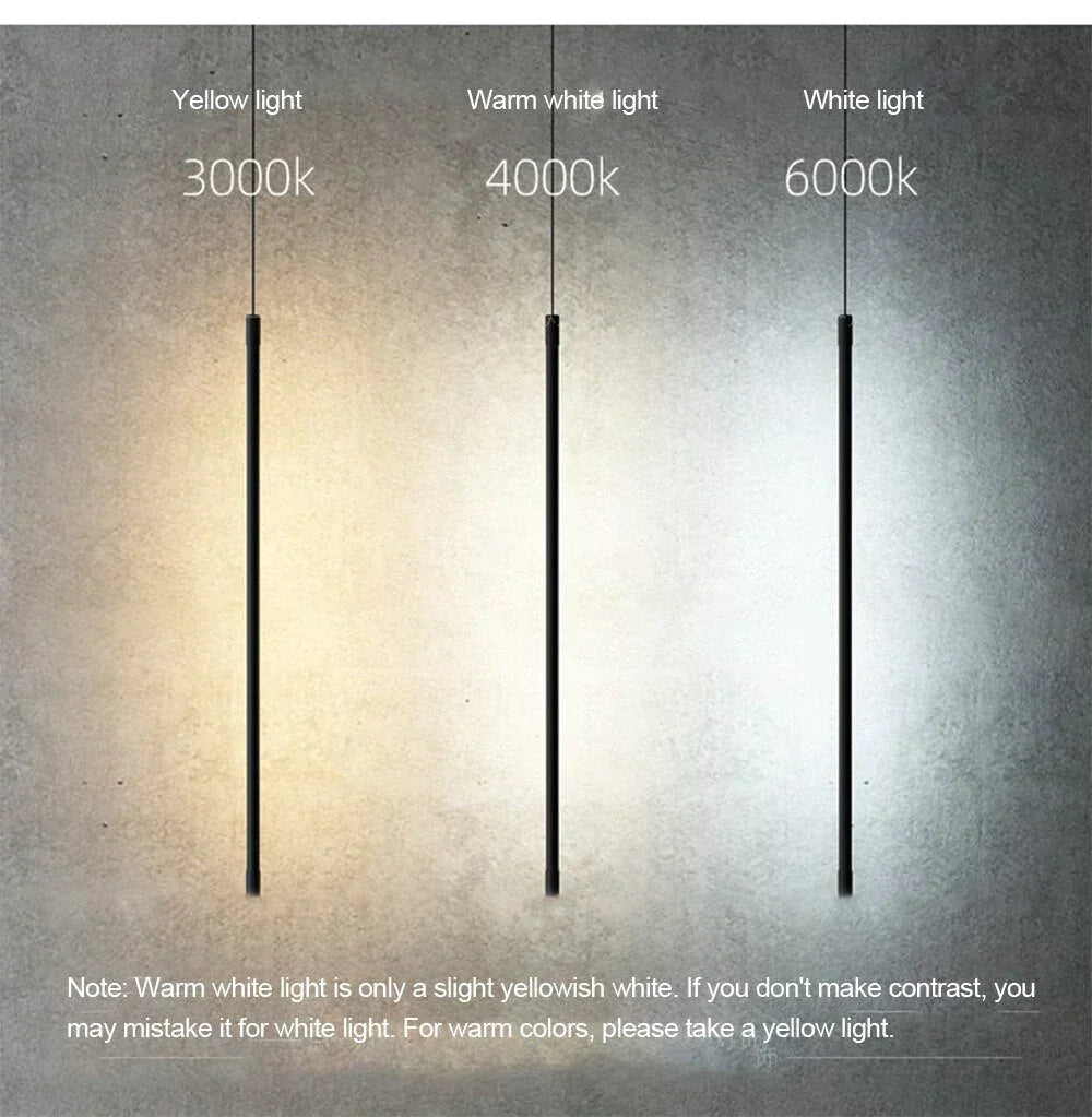 Simple Line Pendant Lights Hanging Lamp Lighting Restaurant Bar Hall Light Creative Geometry Lines Lights Bedroom