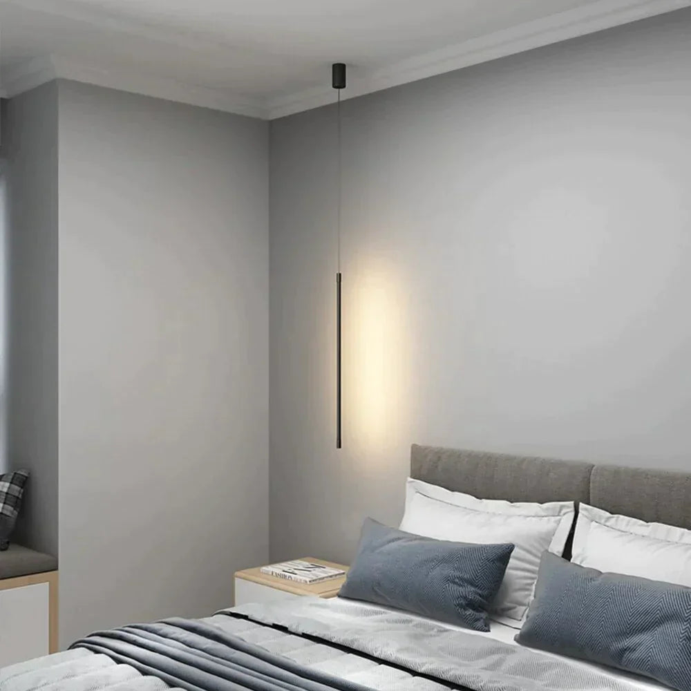 Simple Line Pendant Lights Hanging Lamp Lighting Restaurant Bar Hall Light Creative Geometry Lines Lights Bedroom