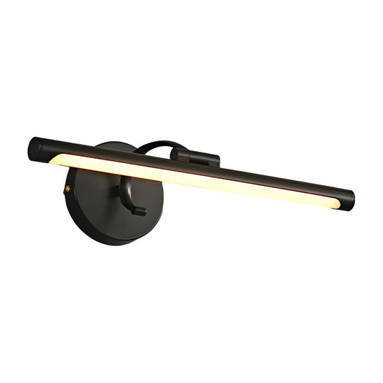 Sleek Rotatable Copper LED Bathroom Vanity Light Over Mirror