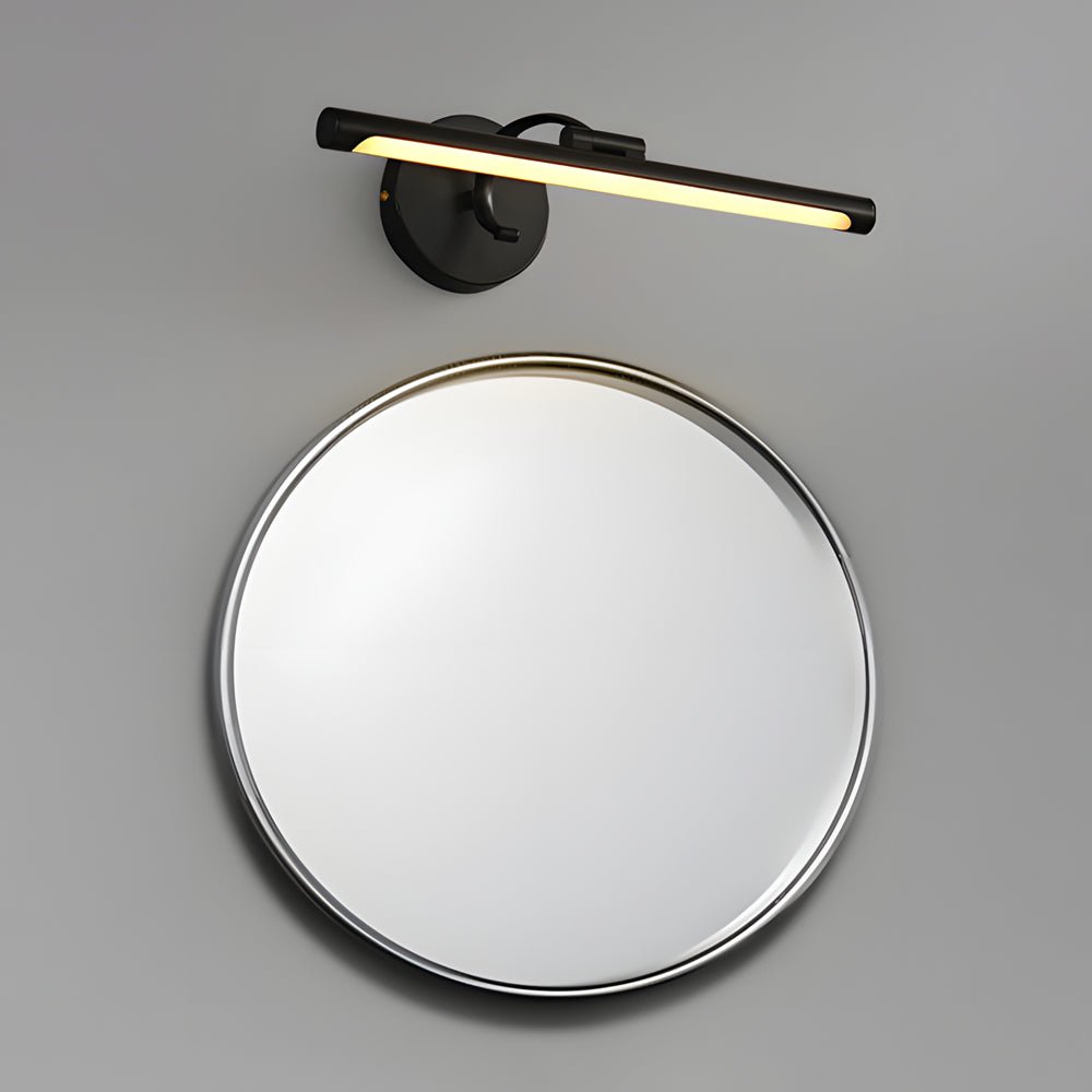 Sleek Rotatable Copper LED Bathroom Vanity Light Over Mirror