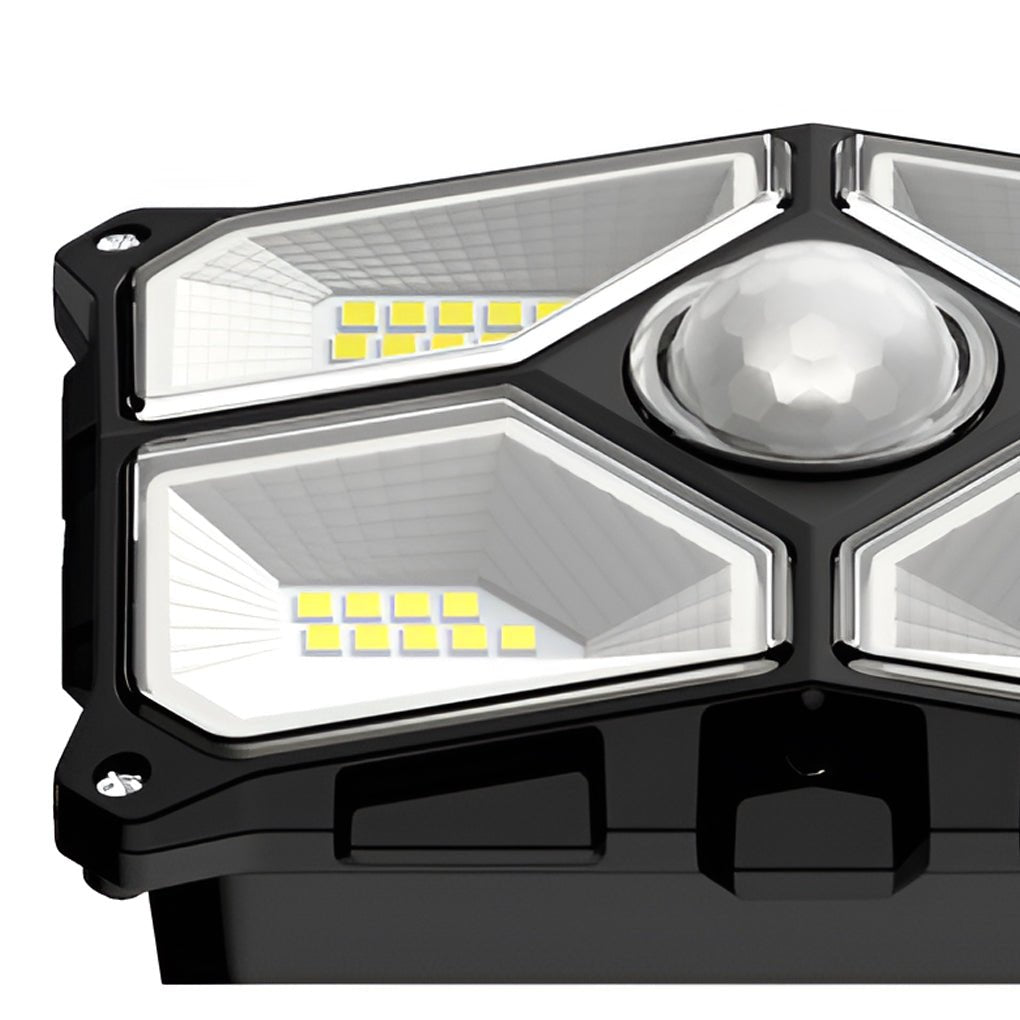 Solar Motion Sensor LED Outdoor Wall Lamp Waterproof Garden Light