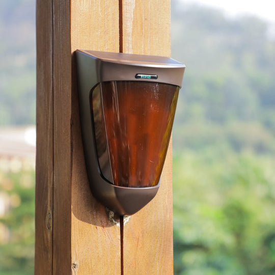 Solar Energy LED Outdoor Flame Wall Lamp