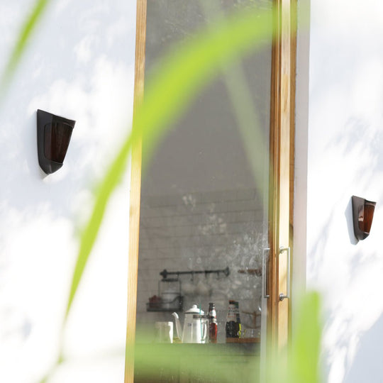 Solar Energy LED Outdoor Flame Wall Lamp