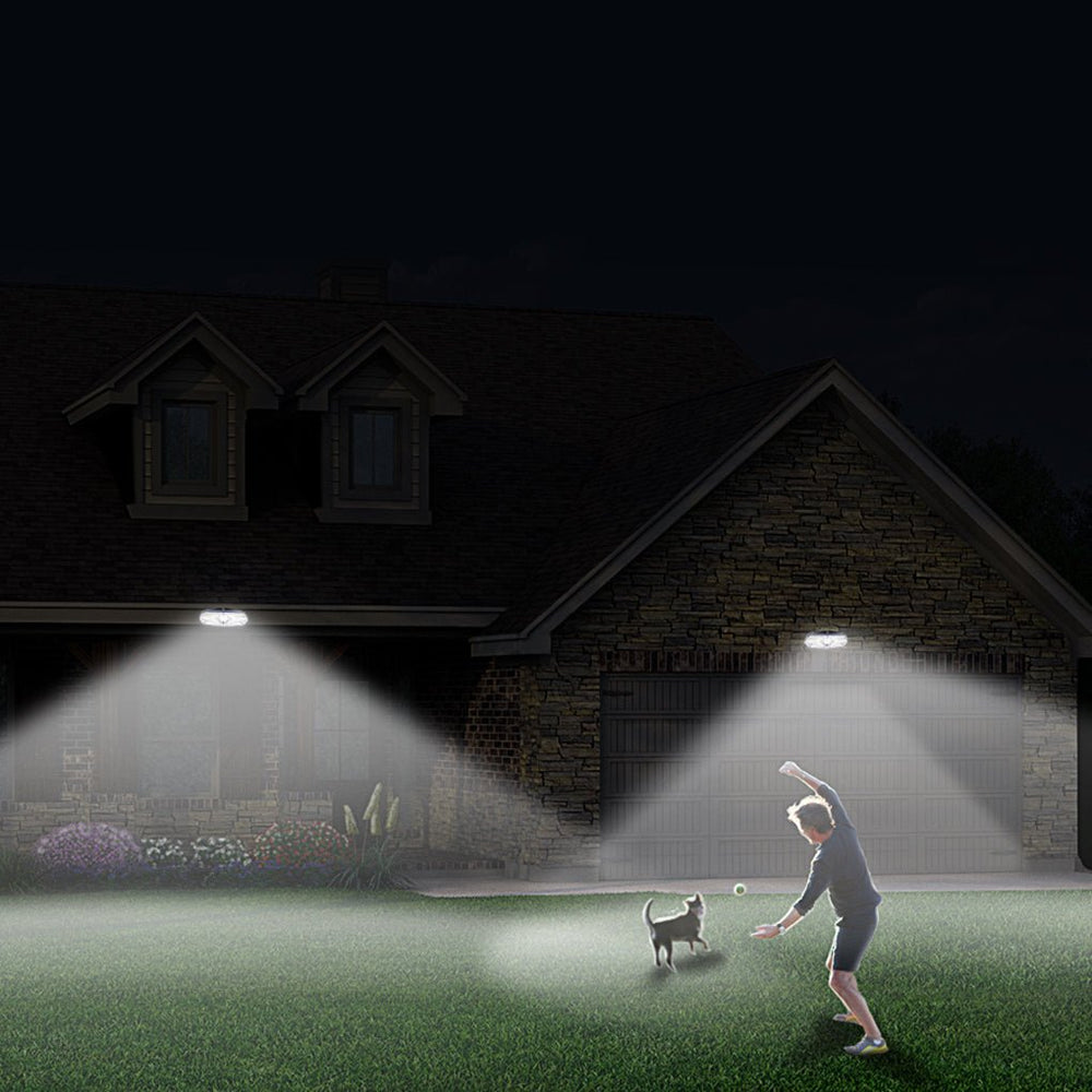 Solar Motion Sensor LED Outdoor Wall Lamp with Intelligent Control