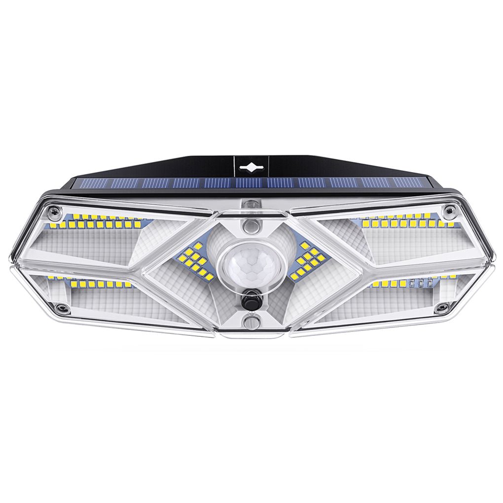 Solar Motion Sensor LED Outdoor Wall Lamp with Intelligent Control